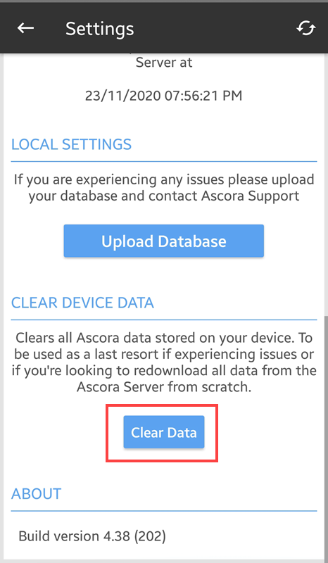 how-to-clear-data-on-android-mobile-app-ascora-support-ascora-support